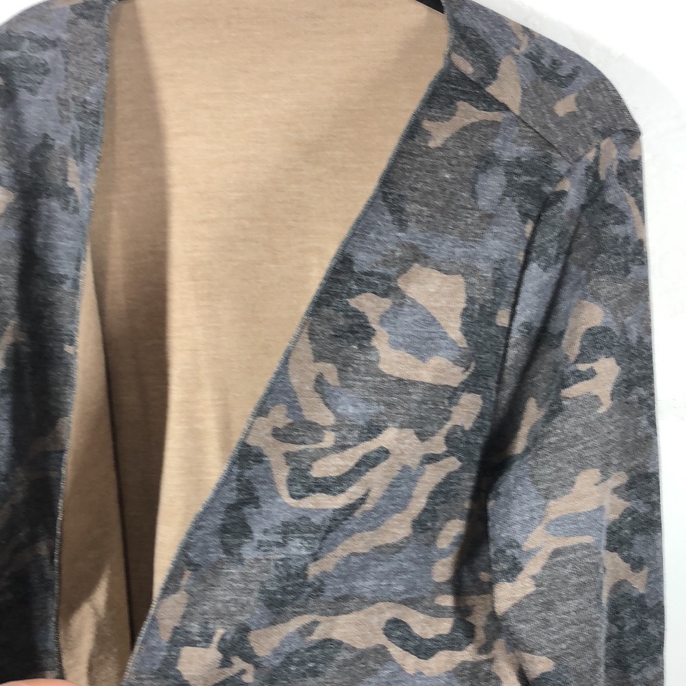 Unbranded camouflage open cardigan size large - Picture 2 of 8